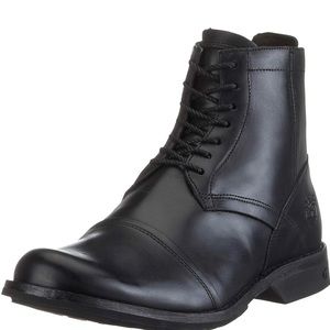 Timberland 6 City Side Zip Black Leather Boots